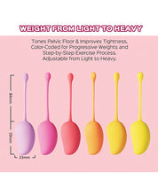 Mango Tropical 6 Weighted Kegel Ball Exercise Set