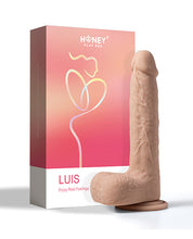 Luis App Controlled Realistic 8.5' Thrusting Dildo Vibrator - Ivory