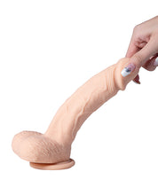 Paxton App Controlled Realistic 8.5' Vibrating Dildo - Ivory