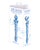 Glass Menagerie Puppy Glass Dildo - Dark Blue