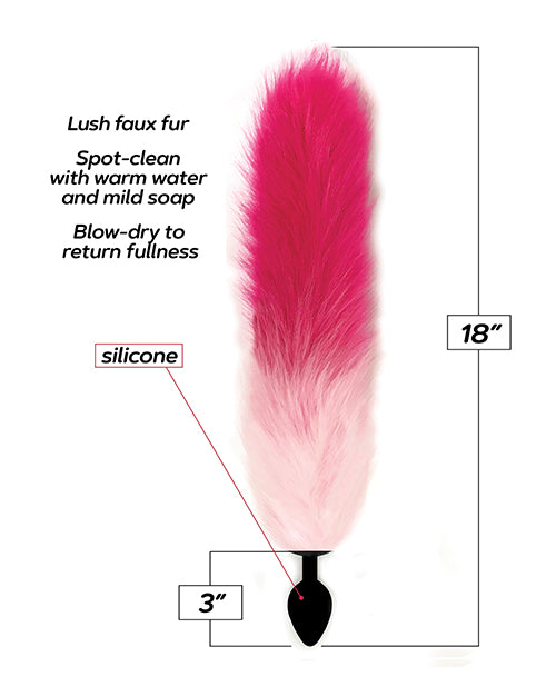 Foxy Fox Tail Silicone Butt Plug