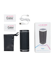 Lovense Calor Compact Heating Masturbator - Black