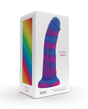 Nobu Rainbow 8' Dildo w/Suction Cup - Cosmic