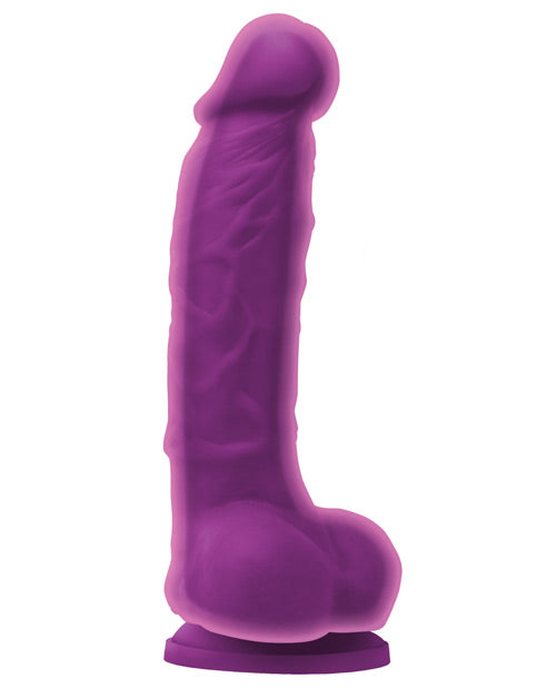 'Colours Dual Density 5'' Dong W/balls & Suction Cup'