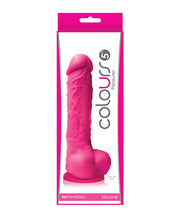 Colours Pleasures 5' Dildo w/Suction Cup - Pink