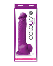 'Colours Pleasures 8'' Dildo W/suction Cup'