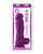 Colours Pleasures Thick 8' Dildo - Purple