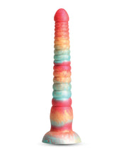 Colours Stacked 9' Dildo - Red/Gold