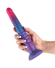Colours Stacked 9' Dildo - Pink/Blue