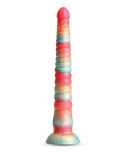 Colours Stacked 12' Dildo - Red/Gold