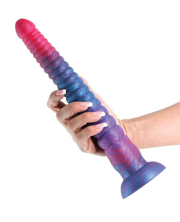 Colours Stacked 12' Dildo - Pink/Blue