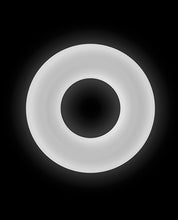 Firefly Glow in the Dark Bubble Cock Ring - White