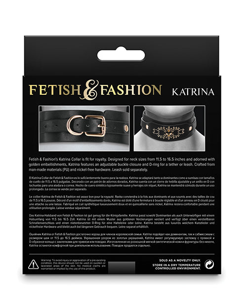 Fetish & Fashion Katrina Collar - Black