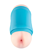 Delite Two Ways Mouth & Ass Masturbator - White