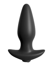 Anal Fantasy Collection Remote Control Silicone Plug - Black