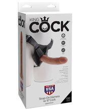 'King Cock Strap On Harness W/8'' Cock'