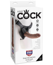 'King Cock Strap On Harness W/8'' Cock'