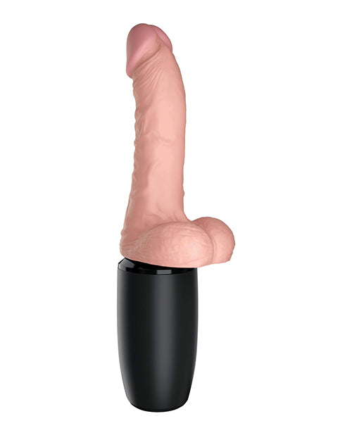 King Cock Plus Thrusting, Warming & Vibrating  6.5' Triple Threat Dong