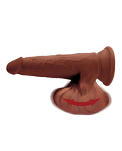 King Cock Plus 8' Triple Density Cock w/Swinging Balls - Brown