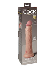 King Cock Elite 9' Dual Density Silicone Cock - Light