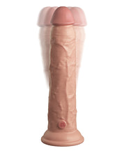 King Cock Elite 9' Dual Density Vibrating Silicone Cock W/remote