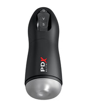 PDX Elite Suck-O-Matic Vibrating Stroker - Frosted/Black