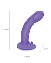 Pegasus 6' Rechargeable Curved Peg w/Adjustable Harness & Remote Set - Purple