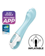 Satisfyer Air Pump Vibrator 5+ - Blue