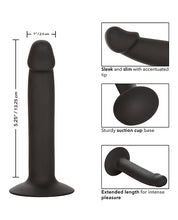 Silicone Slim Anal Stud - Black