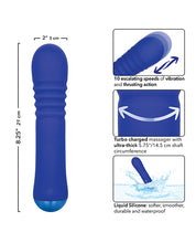 Thicc Chubby Thrusting Wand - Blue