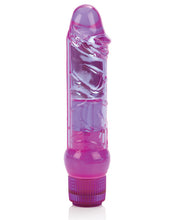 Crystalessence 6.5' Gyrating Penis - Purple