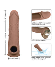 Performance Maxx Life-Like 8' Penis Extension - Brown