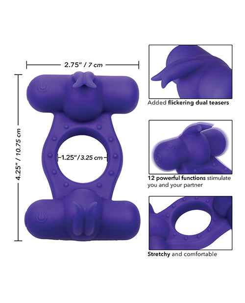 Silicone Rechargeable Triple Orgasm Enhancer