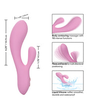 Contour Zoie Flexible Dual Massager - Pink