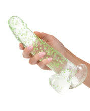 Naughty Bits I Leaf Dick Glow In The Dark Weed Leaf Dildo