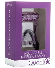 Shots Ouch Adjustable Nipple Clamps W/chain