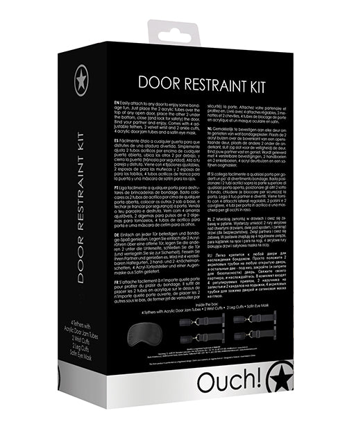 Shots Ouch Door Restraint Kit - Black