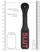 Shots Ouch Slut Paddle - Black