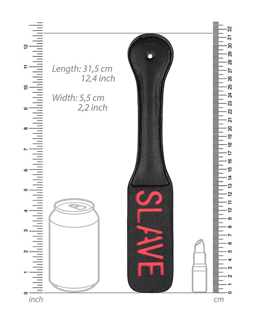 Shots Ouch Slave Paddle - Black