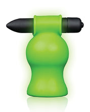 Shots Ouch Vibrating Head Masturbator - Glow in the Dark