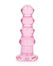 Shots Realrock Crystal Clear 5.5' Curvy Dildo/butt Plug