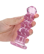 Shots Realrock Crystal Clear 5.5' Curvy Dildo/butt Plug