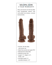 Selopa 6' Lifelike Dildo - Dark
