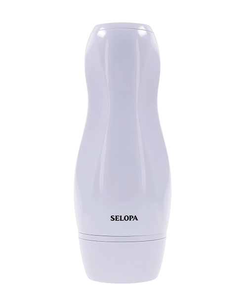 Selopa Pleasure Can Stroker - White