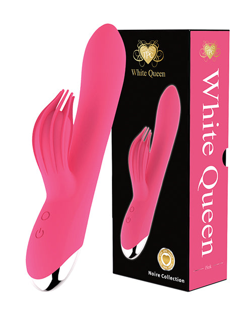 White Queen Tickling & Fluttering Rabbit Vibe - Pink