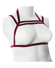 Gender Fluid Sugar Coated Harness - Raspberry Glitter