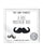 Warm Human A Free Mustache Ride Mini Card & Charm