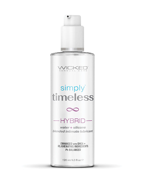 Wicked Sensual Care Simply Timeless Hybrid Water & Silicone Lubricant - oz