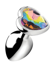 Bootysparks Rainbow Prism Heart Anal Plug