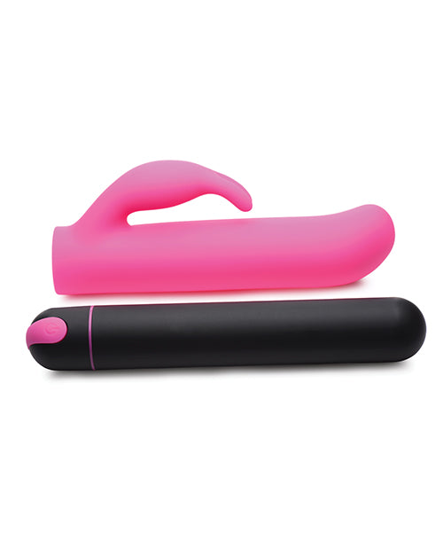 Bang! XL Bullet & Rabbit Silicone Sleeve - Pink